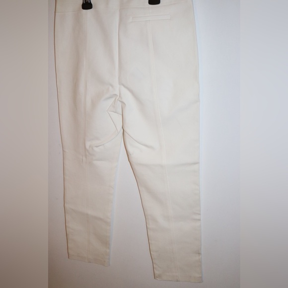 Tory Burch | Cream Straight Leg Dress Pants Size 12 - Picture 6 of 15